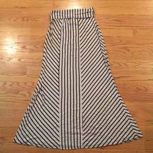 Striped Maxi Skirt